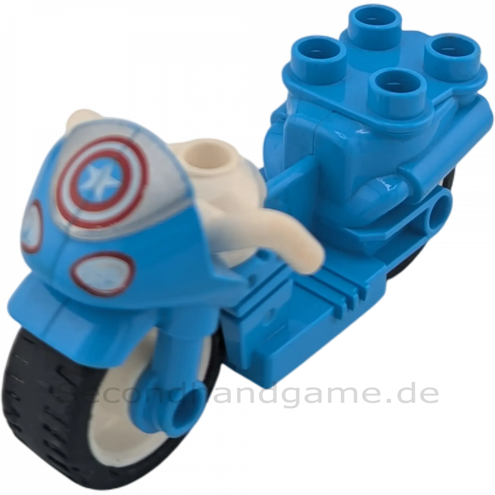 Lego Duplo Motorrad Mofa Hellblau Spiderman