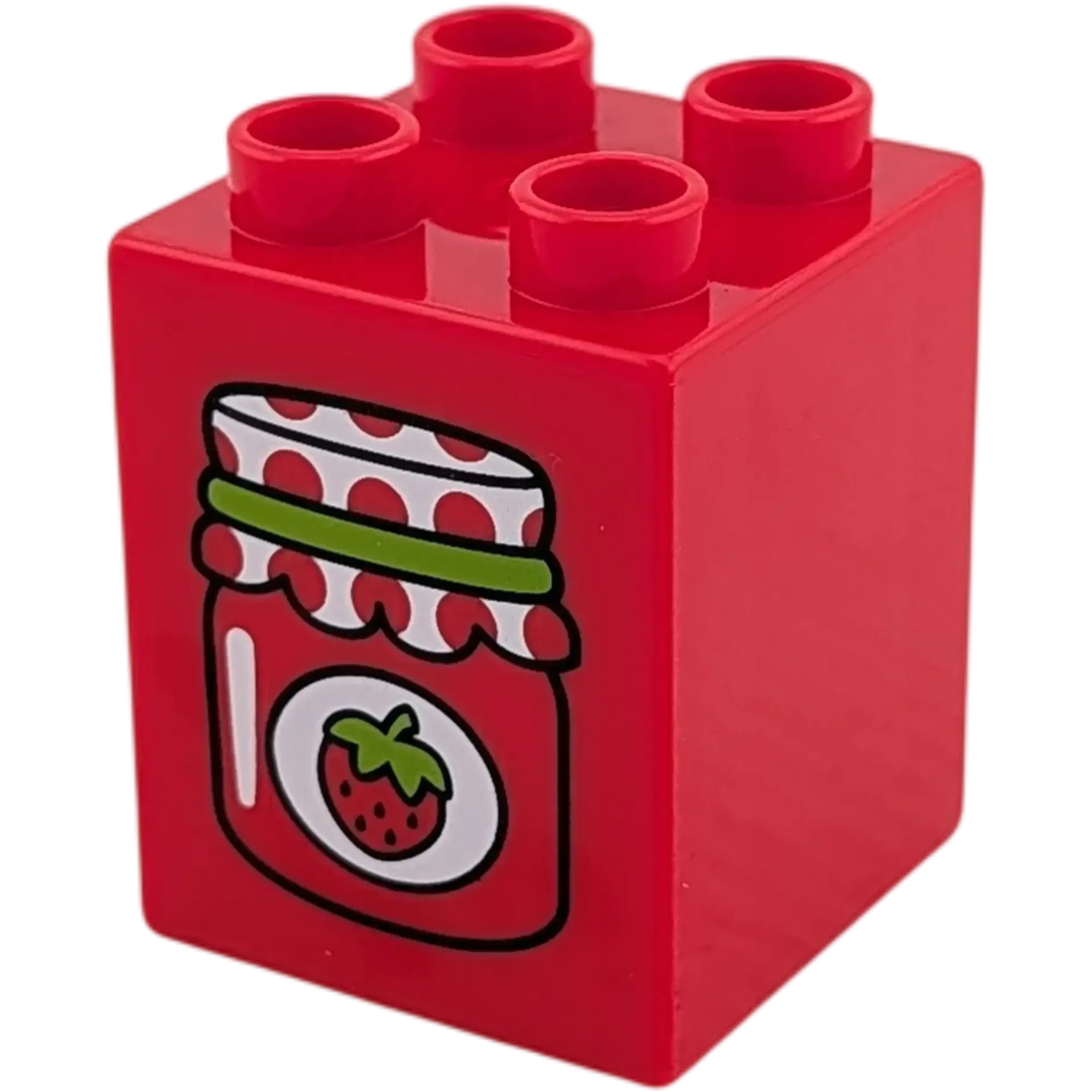 Lego Duplo 2x2x2 Stein Rot Erdbeermarmelade