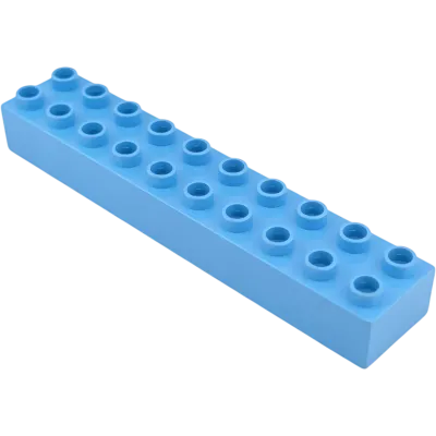Lego Duplo 2x10 Stein 2291 Hellblau