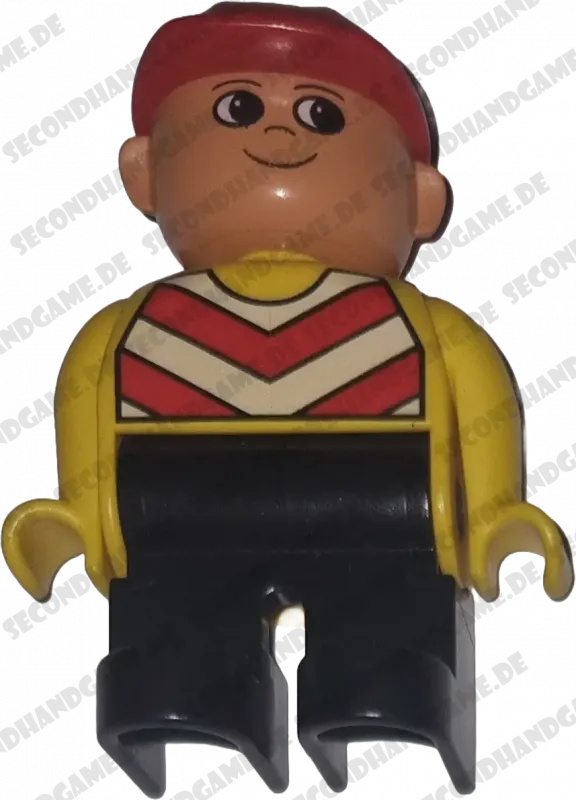 Lego Duplo Figur 47394 Bauarbeiter mit Warnweste und rotem Helm