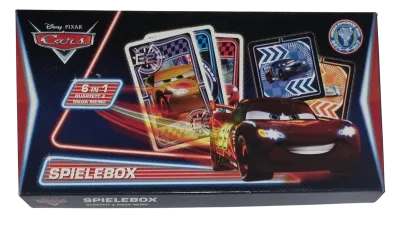 Disney Cars 6in1 Quarett & Mega Memo Spielebox