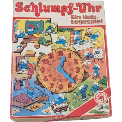 ASS Schlumpf-Uhr Holz-Legespiel 2928/5