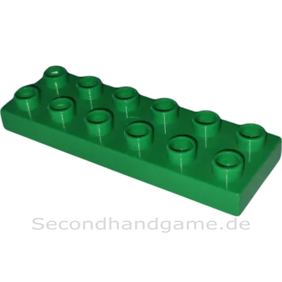 Lego Duplo 98233 Platte 2x6 Mittelgrün