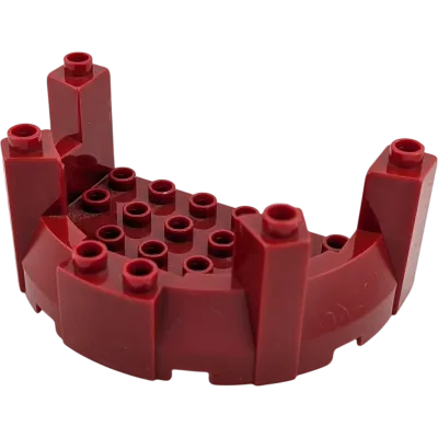 Lego Duplo 52027 Burg Zinne Burgteil Rotbraun