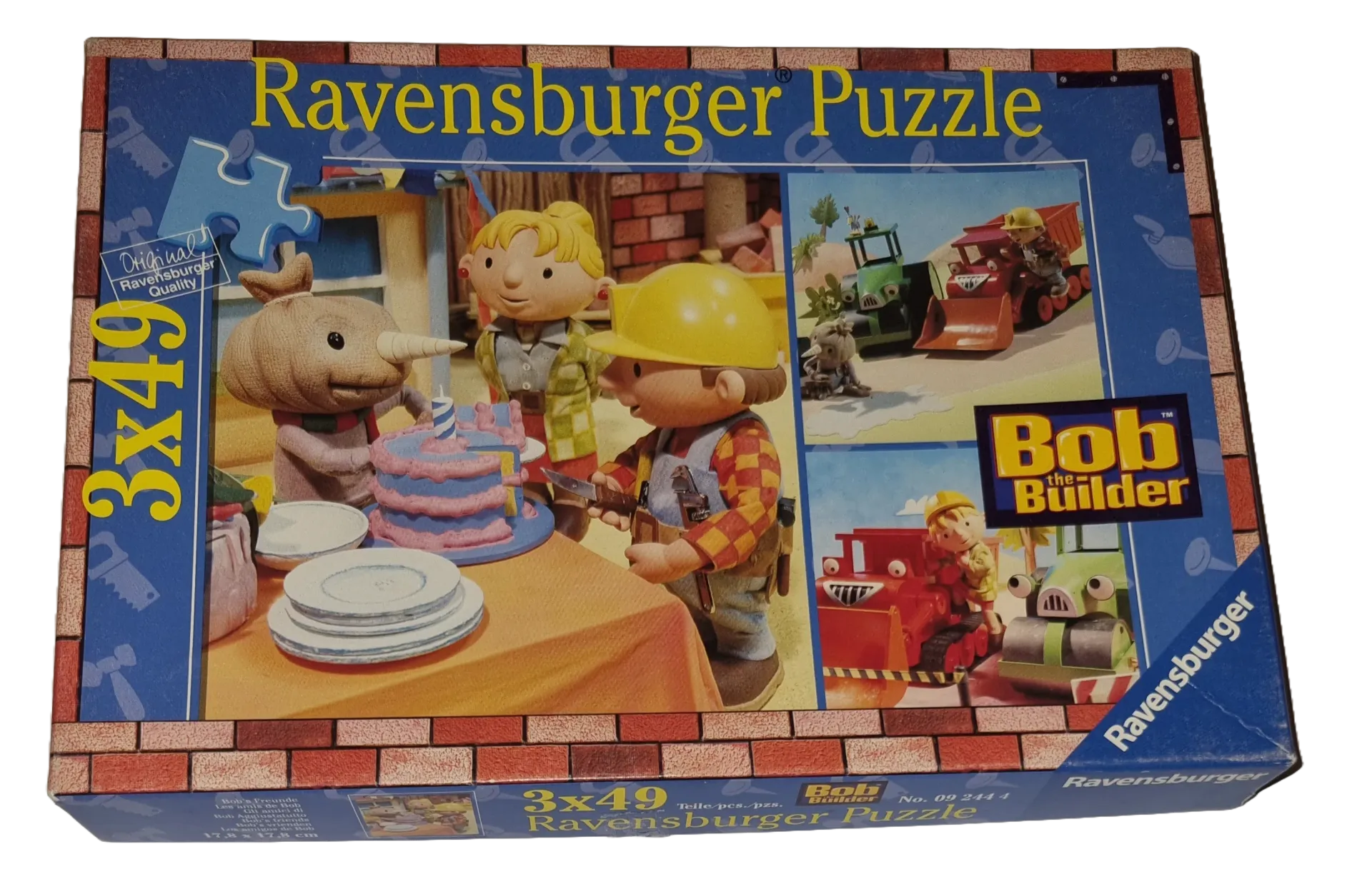 Ravensburger Puzzle 3 x 49 Teile 092444 Bob's Freunde