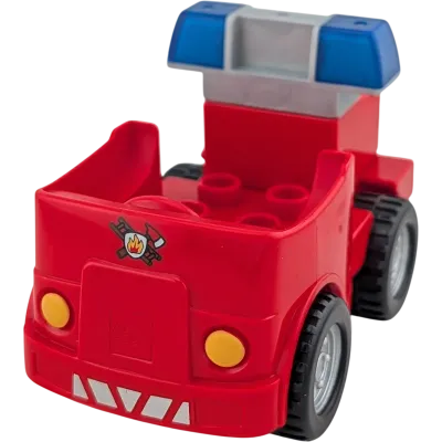 Lego Duplo Feuerwehrauto Klein mit Blaulicht
