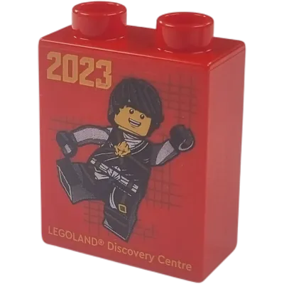 Lego Duplo 1x2 Stein Rot Legoland Discovery Center 2023
