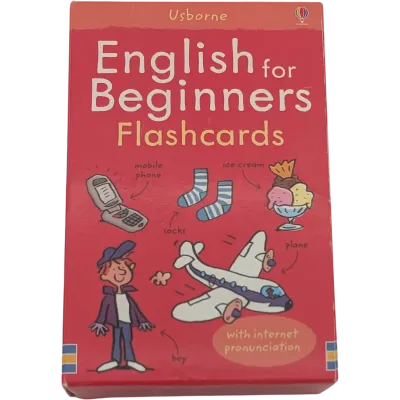 Usborne English for Beginners Flashcards Englisch lernen