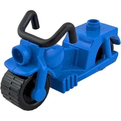 Lego Duplo Motorrad Mofa Blau