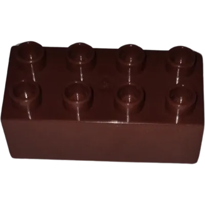 Lego Duplo 2x4 Baustein 3011 Dunkelbraun