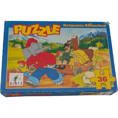 Blatz Puzzle 36 Teile Benjamin Blümchen 40132 Auf dem Bauernhof