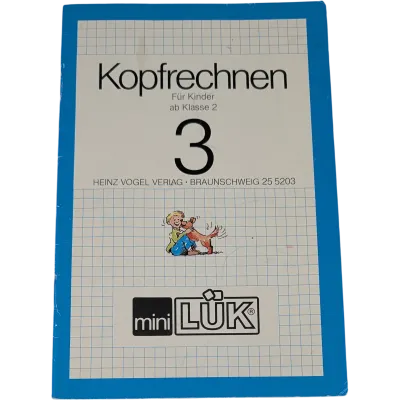 LÜK - Westermann mini LÜK Heft Kopfrechnen 3, für die 2. Klasse