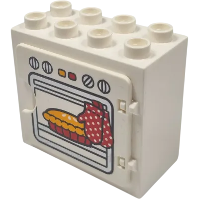Lego Duplo 2x4 Backofen weiß Schrank Küche Herd
