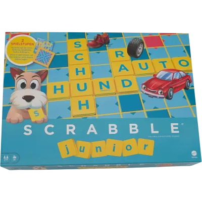 Mattel Junior Scrabble Die Kreuzwortspielmarke
