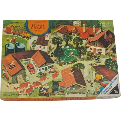Ravensburger King Size Funny Puzzle 280 Teile 15380 Bei uns im Dorf