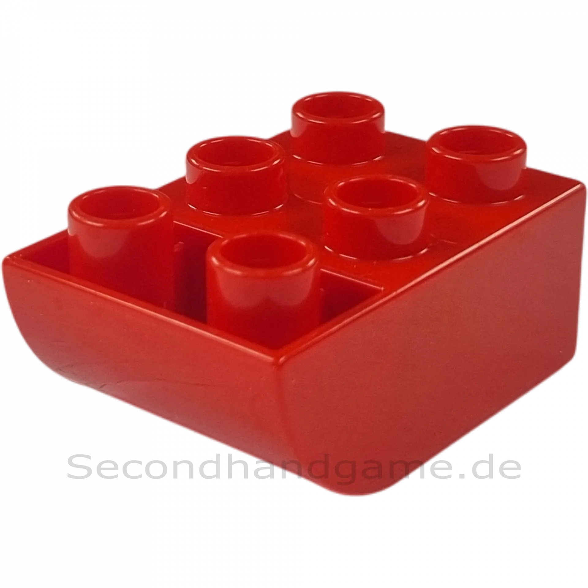Lego Duplo 98252 Stein 2x3 gebogene Unterseite Rot