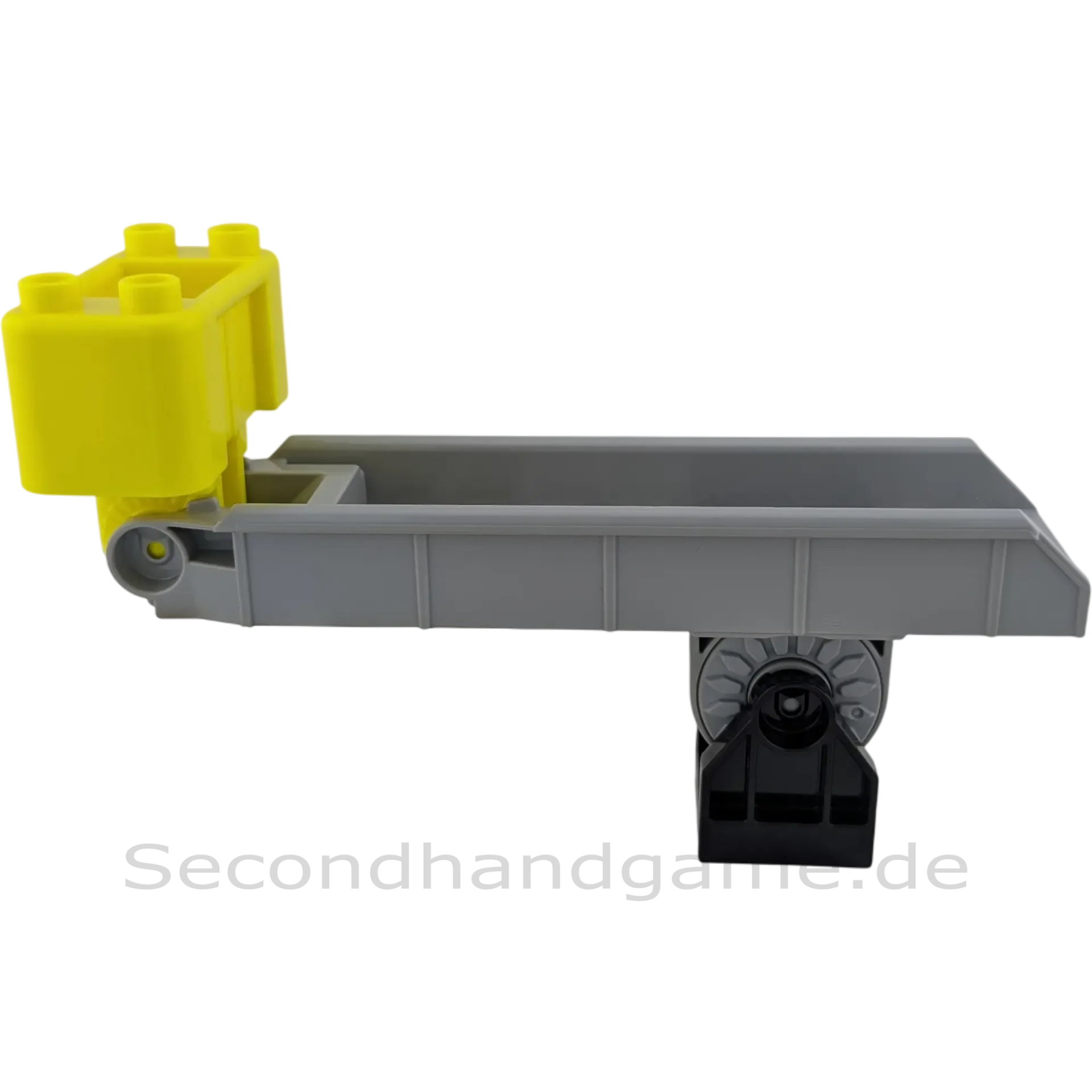 Lego Duplo Drehleiter Feuerwehr Schwarz Grau Neongelb