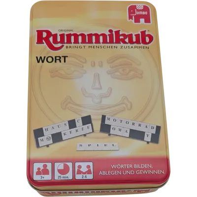 Jumbo Original Wort Rummikub in Metalldose 03974