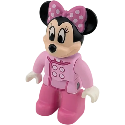 Lego Duplo Disney Minnie Mouse mit Schleife und Rosa Bluse Pinke Hose