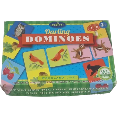 Eeboo Darling Dominoes Woodland Life, ab 3 Jahren