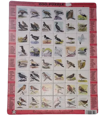 Vogel-Puzzle Zoo-Puzzle 48 Teile