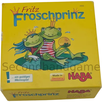 HABA Fritz Froschprinz 4906 Ein goldiges Memospiel