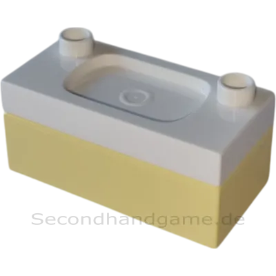 Lego Duplo Waschbecken Spüle Weiß Hellgelb